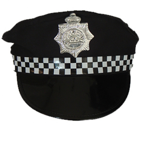 Hat Police with Badge Ea