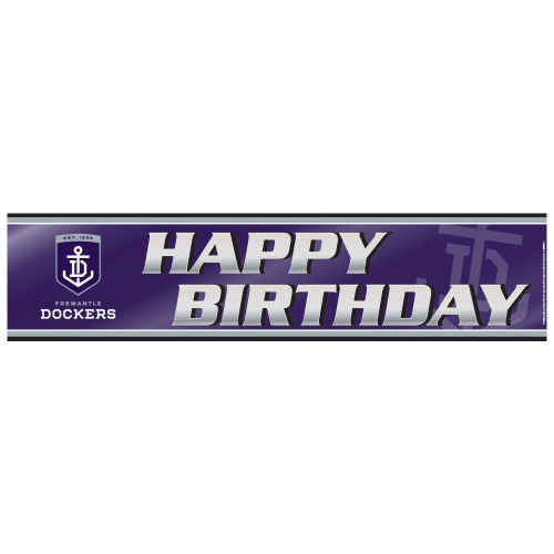 Fremantle Happy Birthday Banner Ea
