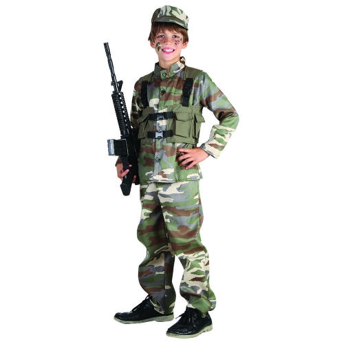 Costume Army Child Large Ea