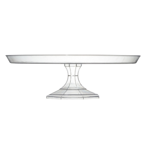 Cake Stand Clear 9.75 inch Ea