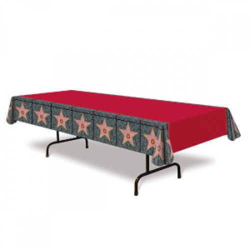 Tablecover Red Carpet Star 137x274cm Ea LIMITED STOCK