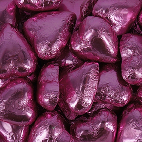 Candy Chocolate Hearts Pink 500g