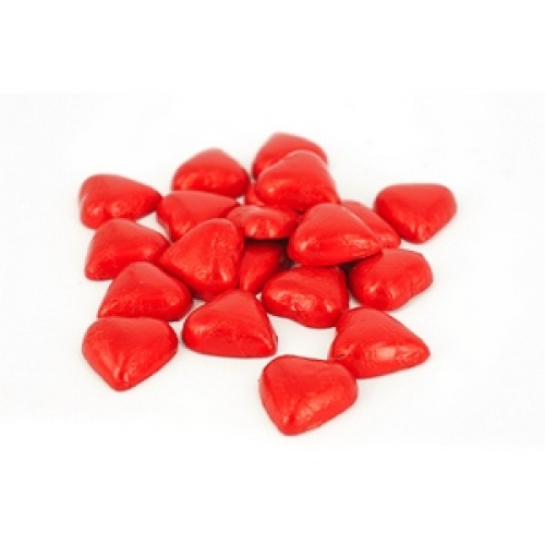 Candy Chocolate Hearts Red 500g