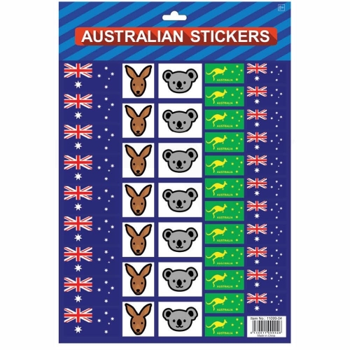 Australian Sticker Sheet Ea