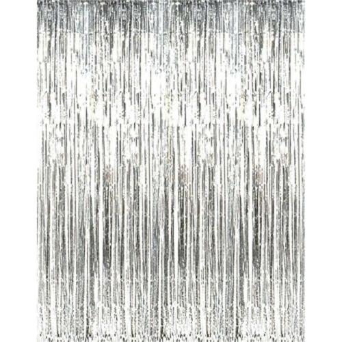Curtain Foil Silver 91cm x 2.4m Ea