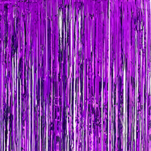 Curtain Foil Purple 91cm x 2.4m Ea