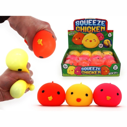 Easter Chick Squeeze Stress Ball 7.5cm Ea