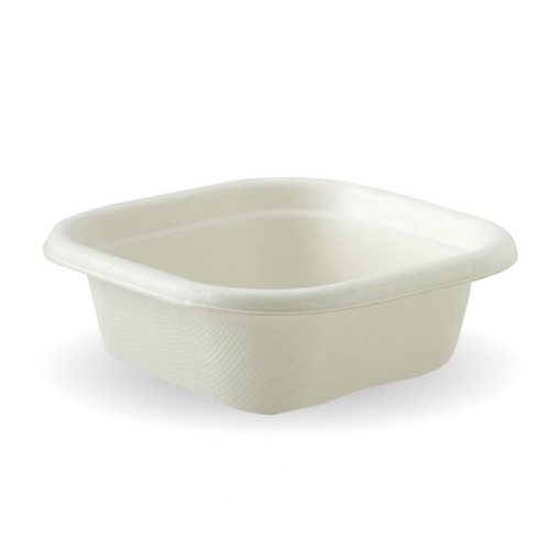 Container Takeaway 280ml Square White Ct 600