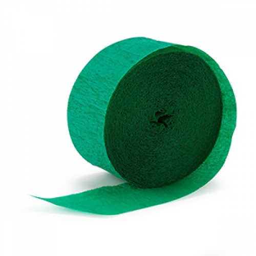 Streamer Green Crepe 4.5cm x 25m Ea