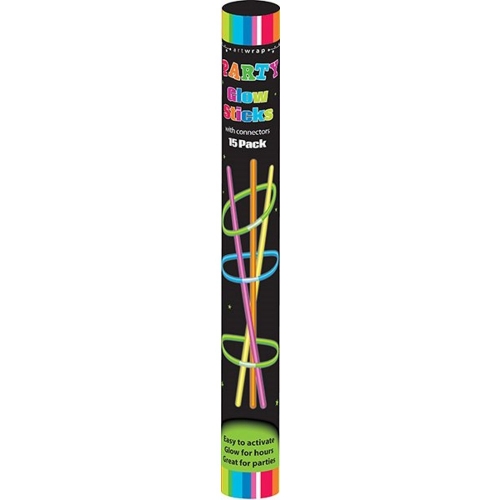 Glow Necklaces in a Tube 27cm Pk 15