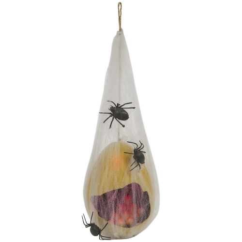 Spider Nest with LED Hanging 42cm Ea LIMITED STOCK