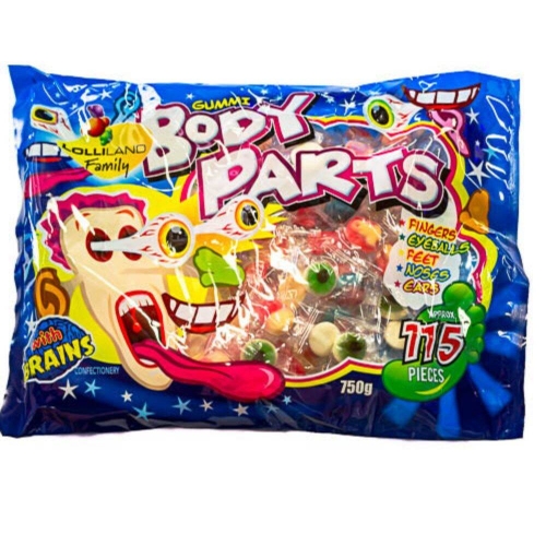 Candy Gummy Body Parts 600g ea