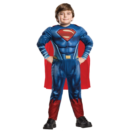 Costume Superman Deluxe Muscle Chest Child 8-10 ea
