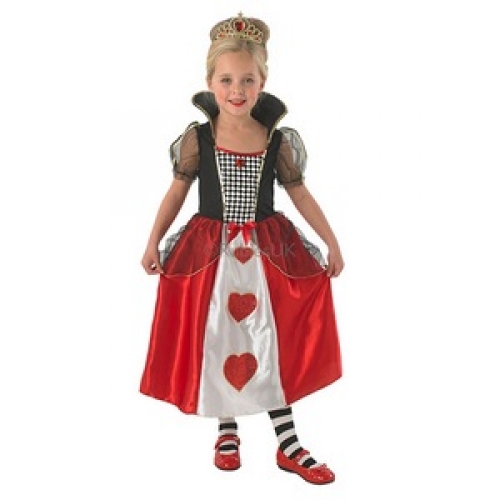 Costume Queen of Hearts Child Large 8-10 ea