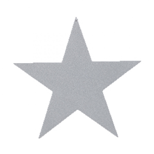 Star Silver Glitter 85cm Ea LIMITED STOCK