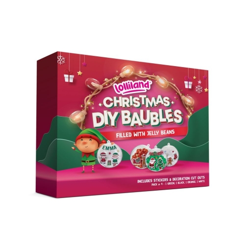 Candy Christmas DIY Baubles Pk 4