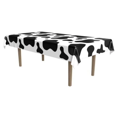 Cow Print Tablecover 1.35m x 2.7m Ea