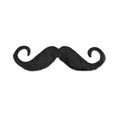Moustache French Black 12.5cm Ea