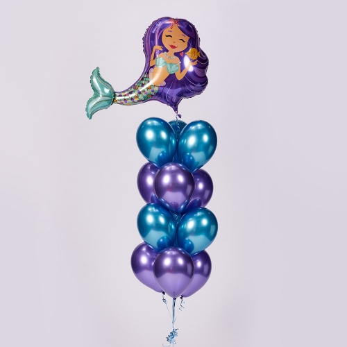 Tower of 13 Supershape Balloon Bouquet Ea