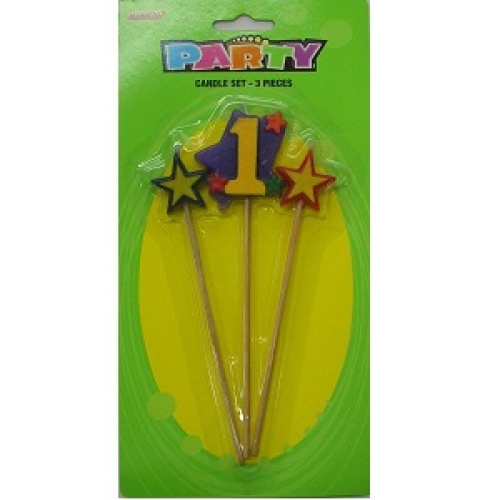Candle Pick 5cm 1 pk 3 CLEARANCE