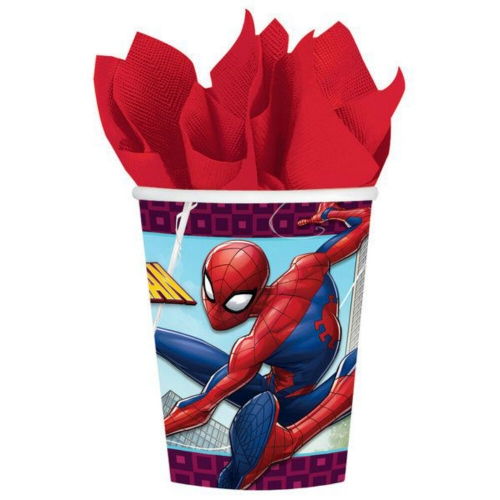 Spider-Man Cup 266ml pk 8