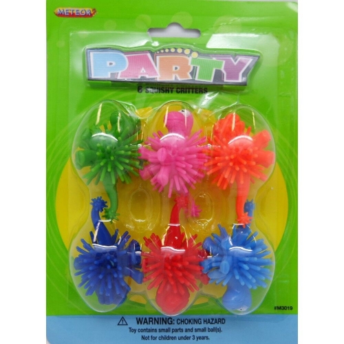 Squishy Critters Pkt 6 LIMITED STOCK