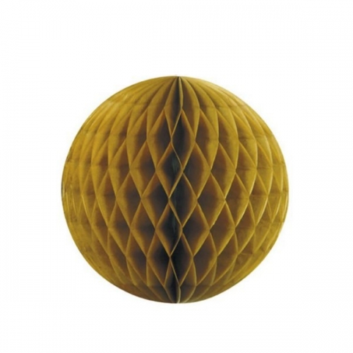 Honeycomb Ball 20cm Gold ea