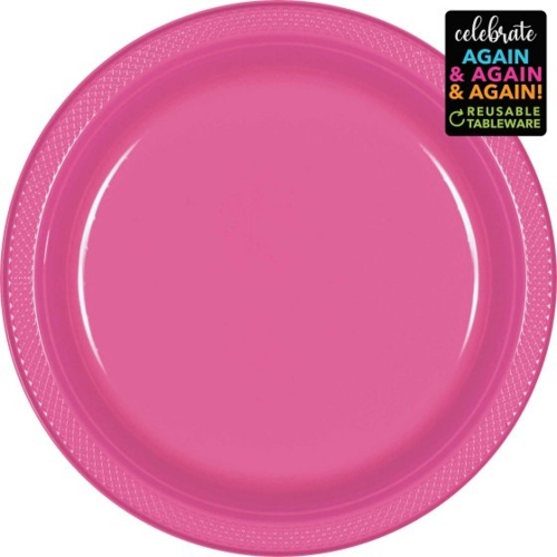 Plate Snack 17cm Magenta pk 20 CLEARANCE