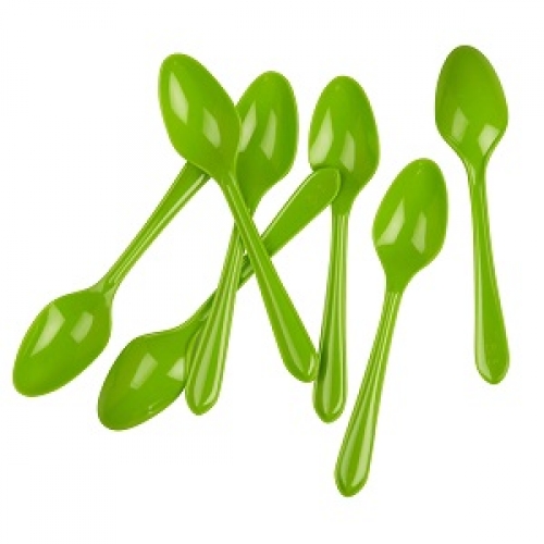 Spoon Lime Green pk 20