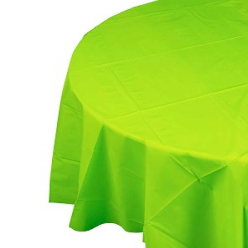 Tablecover Round 213cm Lime Green ea CLEARANCE