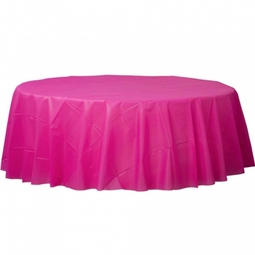 Tablecover Round 213cm Magenta ea CLEARANCE