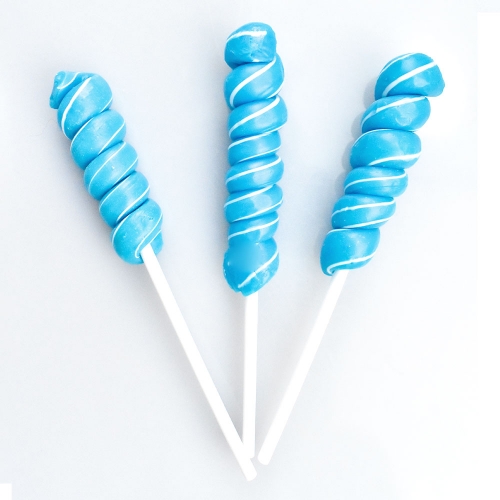 Candy Twist Pops Blue Pk 24