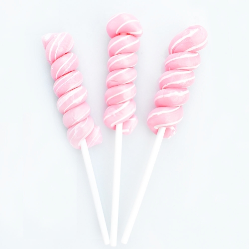 Candy Twist Pops Pink Pk 24