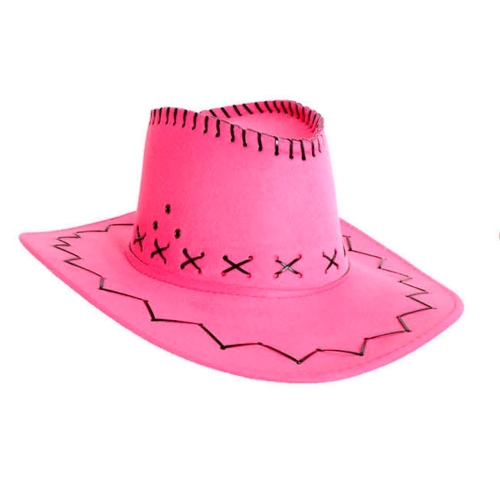 Hat Cowboy Suede Pink Ea
