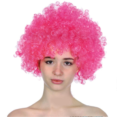 Wig Afro Hot Pink ea