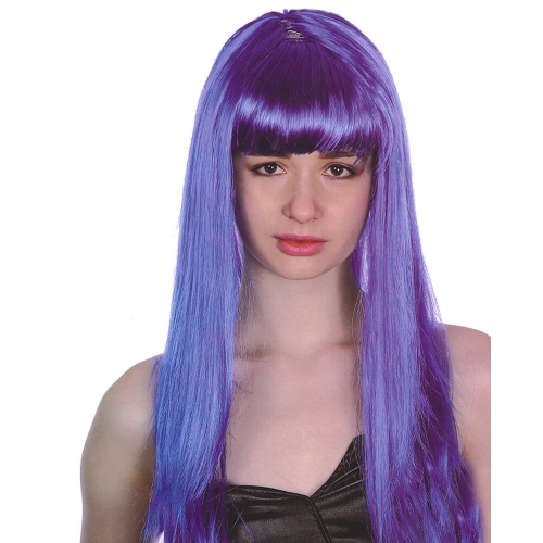 Wig Long Purple ea
