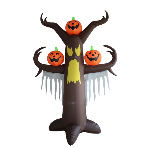 Inflatable Halloween Tree with Pumpkins 3m Ea