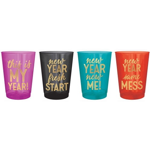 New Year Tumblers Assorted 295ml Pk 20 LIMITED STOCK