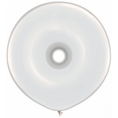 Balloon Latex 40cm Donut Diamond Clear ea LIMITED STOCK