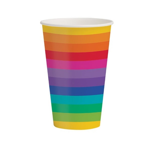 Rainbow Cup 255ml pk 8