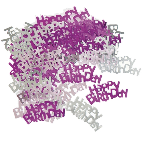 Confetti 14g Glitz Pink Happy Birthday ea
