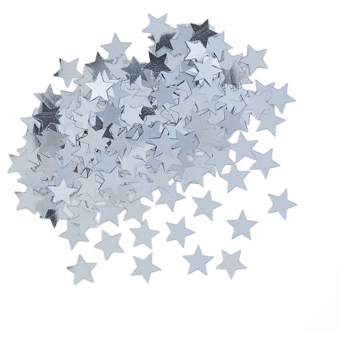 Confetti 14g Star Silver ea