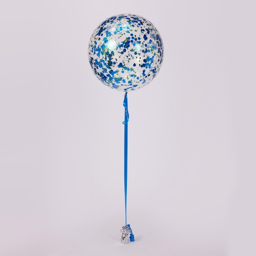 Confetti Balloon Jumbo 91cm with Helium Ea