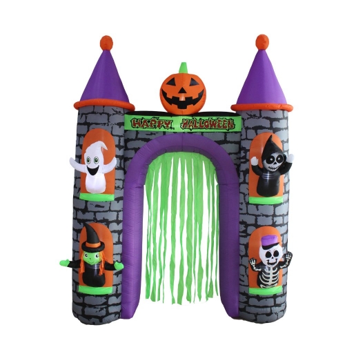 Inflatable Halloween House Arch 2.7m Ea