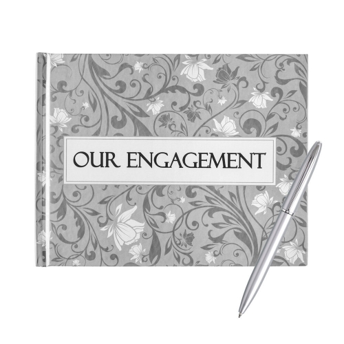 Guest Book Engagement with Pen 30 Pages Ea