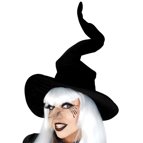Witch Hat Wired Velvet Black Ea