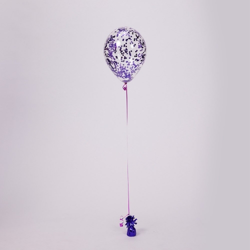 Confetti Balloon 28cm with Helium Ea