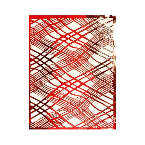 Placemat Weave Red pk 8