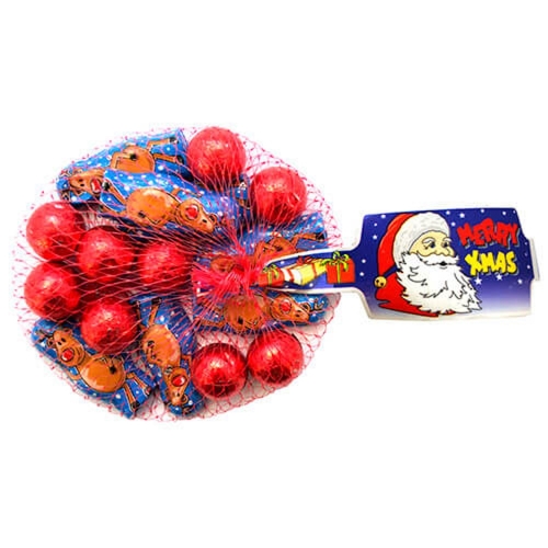 Candy Christmas Reindeer Chocolates Mesh Bag 75gLIMITED STOCK