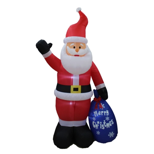 Inflatable Santa with Present Sack 2.4m Ea